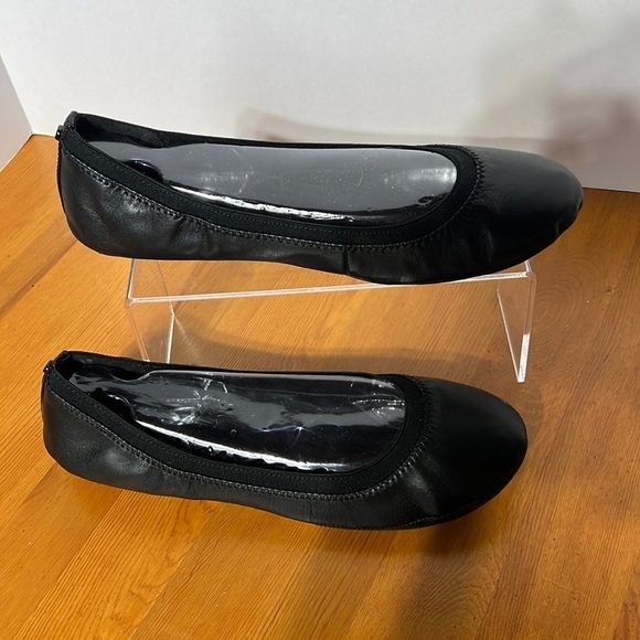 Bandolino Shoes - Bandolino leather upper black ballet slip on slash flats size 10. EUC.